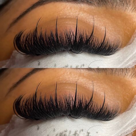 Volume Lash With Spikes, Volume Spikes Lash Extensions, Spikey Lash Set, Volume Lashes With Spikes, Hybrid Lashes With Spikes, Cat Eye With Spikes Lashes, Spikey Lash Extensions, Lash Extensions Spikes, Spikes Lash Extensions