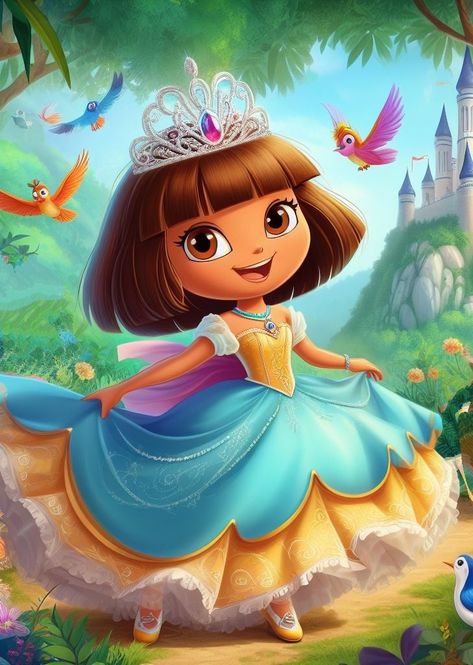 Dora The Explorer Fanart, Dora Outfits, Dora Diego, Dora The Explorer, Winx Club, Fan Art, Disney Princess, Disney, Anime