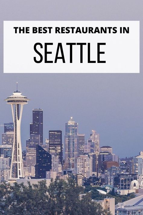 We've prepared a list of the 20 best restaurants in Seattle. (Whether you're looking for breakfast, brunch, lunch, or dinner!) Best Restaurants In Seattle, Pike Place Market, Pike Place, Local Restaurant, Space Needle, Best Restaurants, Seattle Skyline, Breakfast Brunch, Seattle