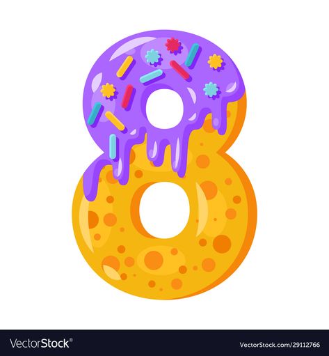 Donut Cartoon, Math Signs, Number Vector, Owl Vector, Plant Vector, Letter Vector, Cartoon Gift, Bold Fonts, Numbers Font