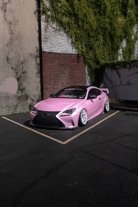 Pink Lexus Is250, Pink Lexus, Lexus Rc 350 F Sport, Lexus Convertible, Matching Cars, Lexus Rc 350, Dream Cars Lexus, Lexus Sport, Cars Lexus