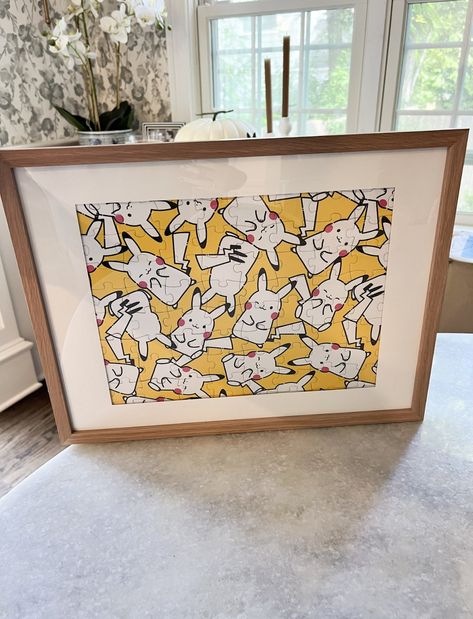 DIY: How to Frame a Puzzle. — Girl on the Hudson Diy Puzzle Frame, Frame A Puzzle, Puzzle Frame, Foam Paint, Diy Puzzles, Dream Home Design, Dining Room Table, Easy Diy, Picture Frames