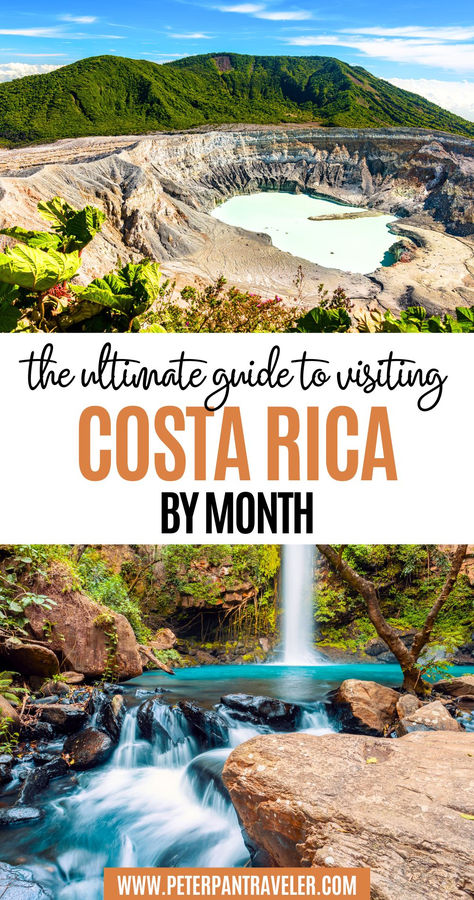 The Ultimate Guide to Visiting Costa Rica By Month Best Places To Visit In Costa Rica, 5 Days In Costa Rica, Costa Rica With Kids Family Travel, Travel To Costa Rica, Visiting Costa Rica, Costa Rico, Cost Rica, Arenal Costa Rica, Costa Rica Travel Guide