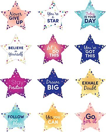 Star Bulletin Boards, Motivational Bulletin Boards, Class Bulletin Boards, Inspirational Quotes Cards, Art Bulletin Boards, Classroom Bulletin Board, Growth Mindset Posters, Positive Sayings, Emoji Love