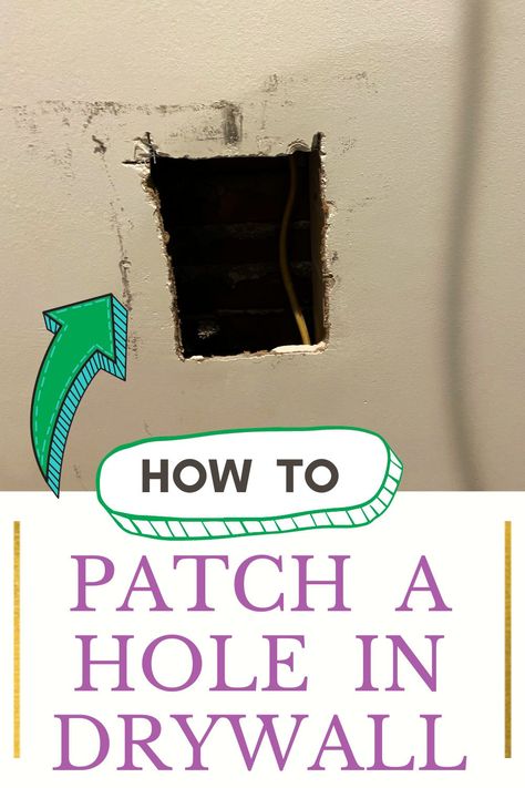 Drywall Repair Hole, Hole In Wall Repair, Patching Holes In Walls, Fix Hole In Wall, Dollar Tree Witch Hat Wreath, Dollar Tree Witch Hat, Sheetrock Repair, Witch Hat Wreath, Putty Knife