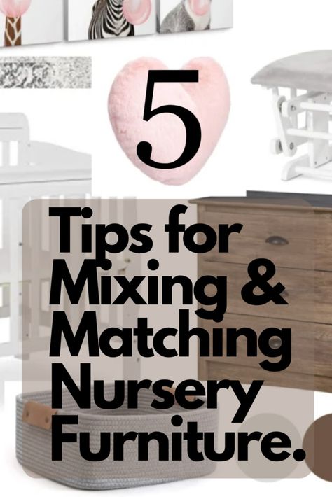 Does Nursery Furniture Have to Match? 5 Tips for Mixing and Matching – Babycious Nursery With Mismatched Furniture, Mismatch Furniture Nursery, Mixed Nursery Furniture, Mismatched Furniture Nursery, Mismatched Nursery Furniture Ideas, Mixed Furniture Nursery, Mixed Woods Nursery, Mixed Wood Nursery Furniture, Mixed Wood Tones Nursery