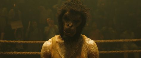 Sharlto Copley, Gorilla Mask, Monkey Man, Monkey Mask, Dev Patel, Jordan Peele, Selma Blair, Pet Monkey, Anthony Hopkins