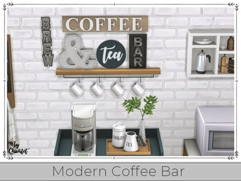 Sims 4 Cc Furniture Kitchen Decor, Sims 4 Cc Bar Clutter, Sims 4 Barista Cc, Sims 4 Coffee Machine Cc, Kitchen Decor Sims 4 Cc, Sims4 Cc Wall Decor, Sims 4 Cc Microwave, Sims 4 Coffee Machine, Sims 4 Coffee Bar