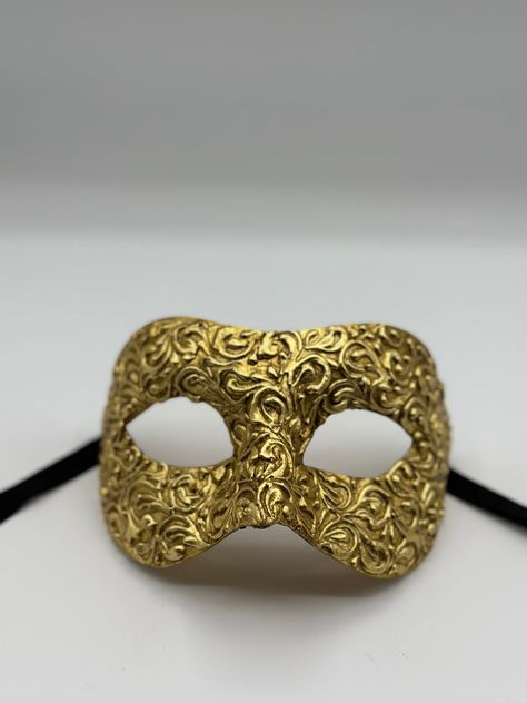 Mardi Gras Prom, Mask For Masquerade, Gold Masquerade Mask, Mens Masquerade Mask, Golden Snake, Mask For Men, Gold Mask, Venetian Mask, Masks Masquerade