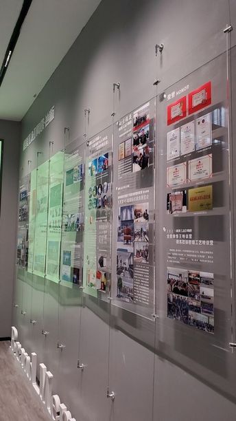 Car Showroom Interior, Signage Acrylic, Office Wall Design, Showcase Cabinet, Commercial Display, Church Interior Design, History Wall, Office Interior Design Modern, Interactive Walls