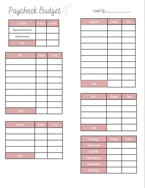 For anyone lookong to track their debt repayments and push themselves to be debt free! Budget Binder Free Printables, Paycheck Budget Printables, Budget Binder Free, Budget Paycheck, Simple Budget Template, Printable Budget Worksheet, Weekly Budget Template, Free Budget Printables, Budget Spreadsheet Template