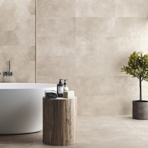 Bathroom Wall Tiles – Porcelain Superstore Sand Bathroom, Beige Floor Tile, Stone Tile Bathroom, Porcelain Superstore, Earthy Bathroom, Natural Bathroom, Beige Tile, Stone Bathroom, Beige Bathroom