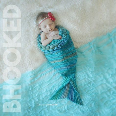 Crochet mermaid tail