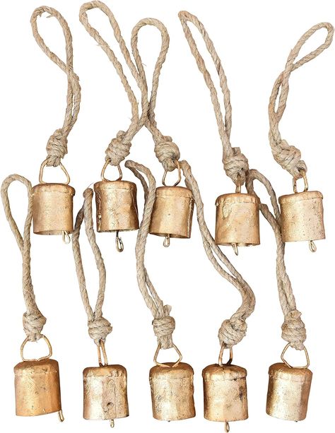 Bells for Crafts, Home Decor, Christmas Bell Ornaments, Christmas Bell Decorations, Christmas Bells for Decoration - Vintage, Small Jingle. #christmasdecor #christmasbells Christmas Bell Ornaments, Tree Inspiration, Memorial Wind Chimes, Cow Decor, Bell Decorations, Hosting Christmas, Hanging Bell, Cowboy Christmas, Christmas Bell