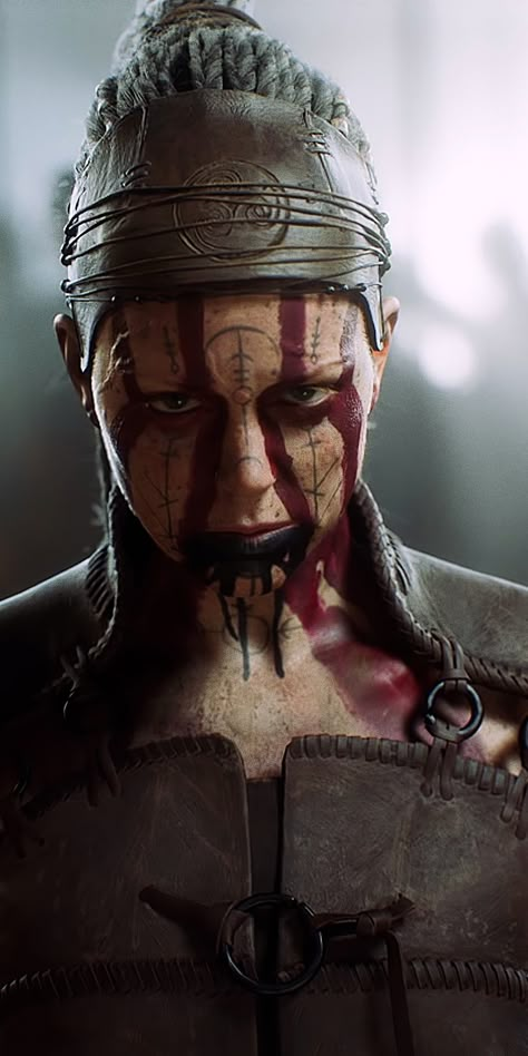 1080x2160 Senua's Saga, Hellblade 2, 2020 wallpaper Hellblade 2, Obscure Video Games, Senuas Sacrifice, Arte Cyberpunk, Hd Background, Viking Warrior, Fantasy Warrior, Norse Mythology, Video Game Characters