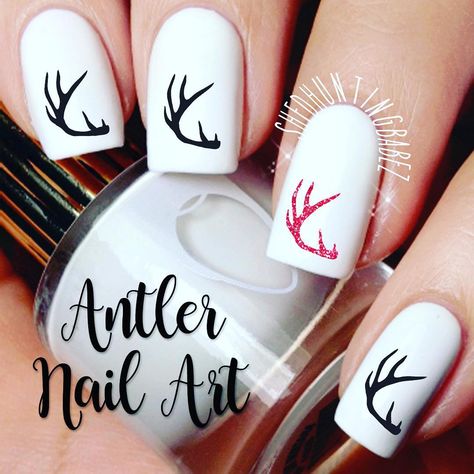 Hunting Nails Designs, Hunting Nail Designs, Antler Nails, Hunting Nails, Deer Nails, Hunter Quote, Nail Options, Camo Nails, Season Nails