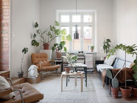 Scandinavian Bohemian Interior, Vintage Apartment, Scandinavian Apartment, Bohemian Interior Design, Minimalist Apartment, Bright Homes, Living Room Scandinavian, Bohemian Interior, Scandinavian Living