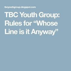 Church Youth Games, Christian Youth, Group Rules, Mafia Game, Whose Line Is It Anyway?, Women's Retreat, Whose Line, Youth Games, Church Youth