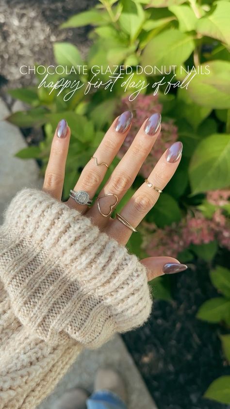 Had to give these chocolate glazed donut nails a try for vacation! Felt perfect for a trip to the beach but keeping it fall 🍂🤎 love love… | Instagram Mocha Glazed Donut Nails, Brown French Glazed Donut Nails, Chocolate Brown Glazed Donut Nails, Chocolate Donut Glaze Nails, Glaze Donut Nails, Glazed Donut Nails Brown, Chocolate Glazed Donut Nails Coffin, Chocolate Glazed Nails, Glazed Donut Nails