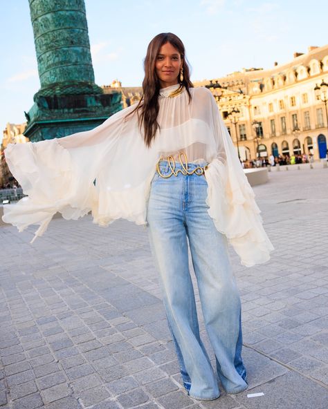 The worlds of fashion, music and sport collided tonight at #VogueWorld Paris, as stars descended on the city’s famed Place Vendôme. Among the stylish guests? #AlexaChung, #Normani, #AshleyPark and more. See all the best red-carpet arrivals at the link in bio. Photographed by @StyleDuMonde. Clothes Designer Aesthetic, Glam Style Outfits, Chloe Aesthetic, Statement Clothes, Boho 2024, Boho Chic Aesthetic, Ethereal Style, Photographer Outfit, Chloe Fashion