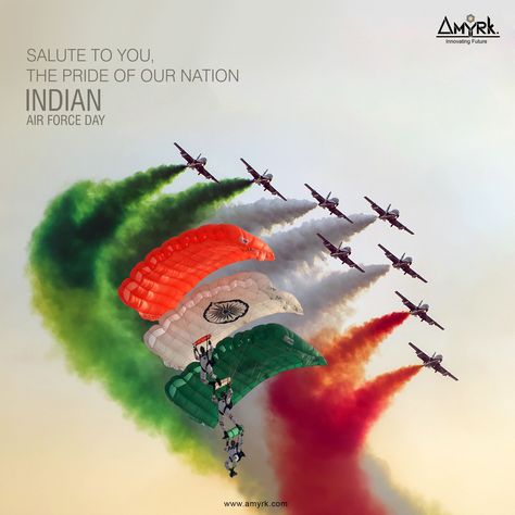 Saluting our brave Indian Air Force on the occasion of Indian Air Force Day. We owe our peace and freedom to all the soldiers safeguarding our country. #IndianAirforceday2020 #indianairforceday #indianairforce #jaihind #india #indian #airforce #indianarmedforces #fauji #bharatmatakijai #indianarmylovers Air Force Images, Indian Air Force Day, Air Force Wallpaper, Indian Airforce, Indian Flag Photos, Indian Army Special Forces, Air Force Day, Indian Army Wallpapers, Indian Flag Images