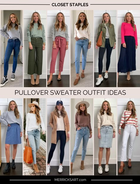 Sweaters Outfit Ideas, Teacher Appropriate Outfits, Pullover Sweaters Outfits, Fashion Mistakes Woman, Appropriate Outfits, Sweater Outfit Ideas, Sweaters Outfit, Winter Outfits Ideas, Pullovers Outfit