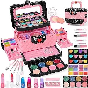 things to buy on amazon makeup for girls gift for kid Kids Makeup Kit, Makeup Kit For Kids, Barbie Makeup, Cosmetic Sets, Lots Of Makeup, Kids Makeup, Back To School Hairstyles, Makeup Box, Halloween Stuff