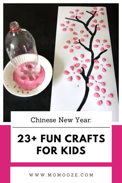 Flower Wall Decor Ideas, New Year Crafts For Kids, New Lunar Year, Chinese New Year Kids, News Years Crafts For Kids, New Year Crafts, Chinese New Year Crafts For Kids, Chinese Arts And Crafts, Theme Carnaval