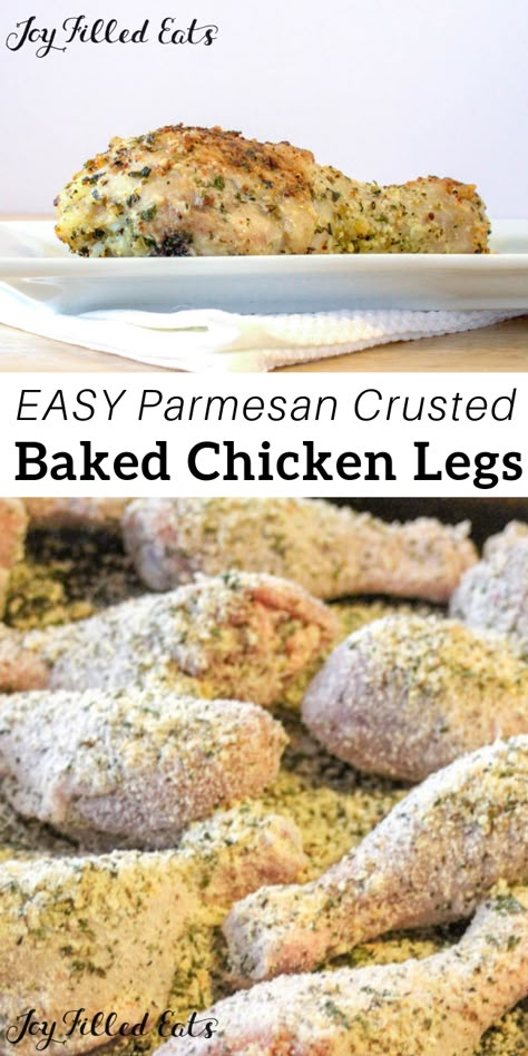 Chicken Leg Recipes Oven, Crusted Baked Chicken, Chicken Legs In Oven, Drumstick Chicken, Easy Parmesan Crusted Chicken, Baked Parmesan Crusted Chicken, Chicken Leg Recipes, Chicken Drumstick Recipes, Drumstick Recipes