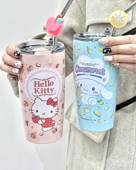 ⭐ Sanrio Stainless Steel Tumblers ⭐ LlNK lN BlO #sanrio #sanriocore #sanrioaesthetic #tumbler Kawaii Aesthetic, Japanese Food, Stainless Steel Tumblers, Hello Kitty, Tumbler, Kitty, Stainless Steel, On Instagram, Instagram