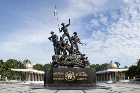 Malaysia's Tugu Negara (National Monument). KUALA LUMPUR - NOVEMBER 13 : Elevate , #Sponsored, #KUALA, #Monument, #NOVEMBER, #LUMPUR, #Tugu #ad Tugu Negara Malaysia Art, Malaysia Travel Guide, Malaysia Tour, British Guiana, Famous Monuments, Malaysia Travel, Famous Buildings, Kuala Lumpur Malaysia, Historical Monuments