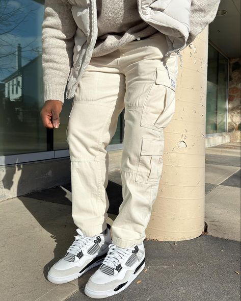 Beige Cargo Pants Outfit Men, Black Cargo Pants Outfit Men, Mens Cargo Pants Outfit, Cargo Outfit Men, Black Cargo Pants Outfit, Cargo Pants Outfit Men, Cream Cargo Pants Outfit, Beige Cargo Pants, Black Outfit Men