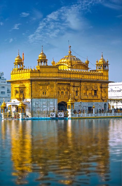 Golden Temple India. The The Golden Temple is the holiest shrine in Sikhism. It , #affiliate, #India, #holiest, #Golden, #Temple, #located #ad Temple India, Golden Temple, Amritsar, The Golden, Temple, Places To Visit, India, Architecture, Water