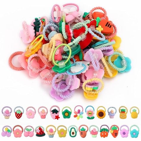 Amazon.com: 50pcs Baby Hair Ties, Cute Toddler Hair Ties for Little Girls Infant Colorful Cartoon Kids Hair Ties Elastic Baby Ponytail Holders Hair Scrunchies Hair Bands Accessories Gifts for Small Girls : Baby Baby Hair Ties, Scrunchies Hair, Hair Band Accessories, 90s Hairstyles, Hair Scrunchies, Kids Hair, Hair Bands, Toddler Hair, Ponytail Holders