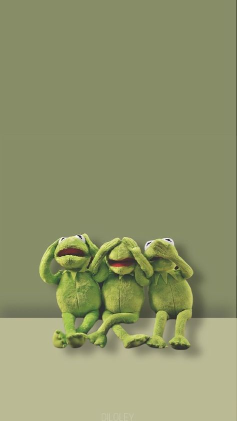 Muppets Phone Wallpaper, Muppet Background, Funny Green Wallpaper, Muppets Wallpaper Aesthetic, Green Wallpaper Cartoon, Cute Green Wallpaper Aesthetic, Muppet Wallpaper, Aesthetic Wallpaper Iphone Green, Muppets Wallpaper