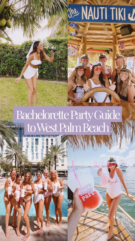 Delray Beach Bachelorette Party, West Palm Beach Bachelorette Party Itinerary, Best Beach Bachelorette Locations, Resort Theme Bachelorette, West Palm Bachelorette Party, West Palm Beach Florida Bachelorette, Sarasota Bachelorette Party, Clearwater Beach Bachelorette Party, Key West Bachelorette Party Ideas