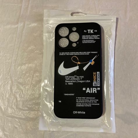 Nike Air Off White Black Phone Case For Iphone 13 Pro New New See Pictures Nike Phone Cases, Nike Iphone Cases, Iphone 6 Phone, Case For Iphone 13 Pro, Apple Phone Case, Glitter Iphone, Case For Iphone 13, Black Phone, Phone Skins