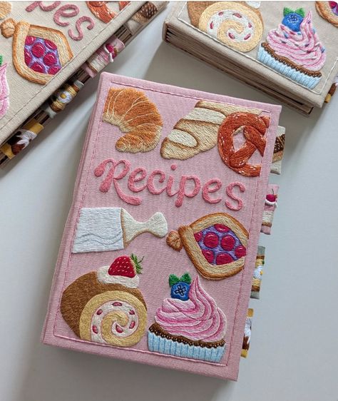 Recipe Book Design, Recipe Book Diy, Recipe Journal, Book Diy, Kitchen Magic, Food Journal, Scrapbook Journal, Journal Paper, Joy And Happiness