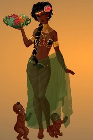 Asase Ya | Gods & Goddess Wiki | Fandom Asase Yaa Goddess, Asase Yaa, Inca Gods, Earth Goddess Art, Rain Goddess, African Deities, Ishtar Goddess, Goddess Shoot, African Traditional Religions