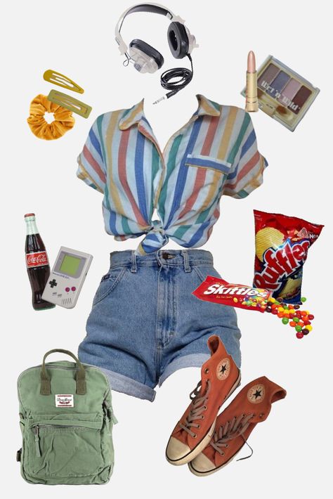 80s Summer Outfits, 80s Aesthetic Outfits, 80s Fashion Summer, 80’s Outfits, 80s Inspired Outfits, Stranger Things Outfit, Diy Vetement, Aesthetic Outfit Ideas, 80s Outfit