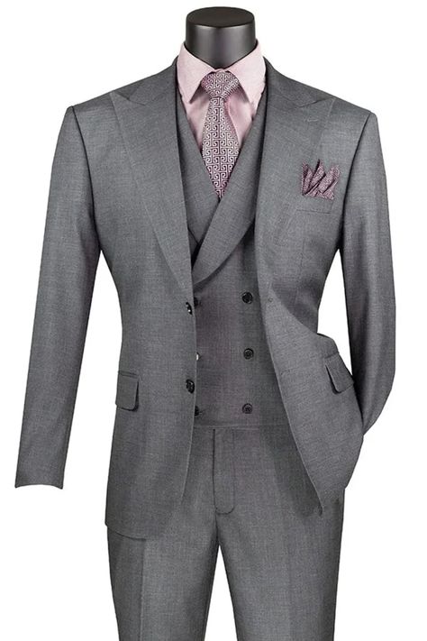 Charcoal Grey Groomsmen Suit for Men & Boys - Perfect for Weddings + Free Tie - Charcoal Grey / 38Regular - Suits English Hunting Outfit, English Hunting, Cool Stuff For Men, Hunting Outfit, Blue Three Piece Suit, Black And Red Suit, Khaki Suits, Wedding Blazer, Sharkskin Suit