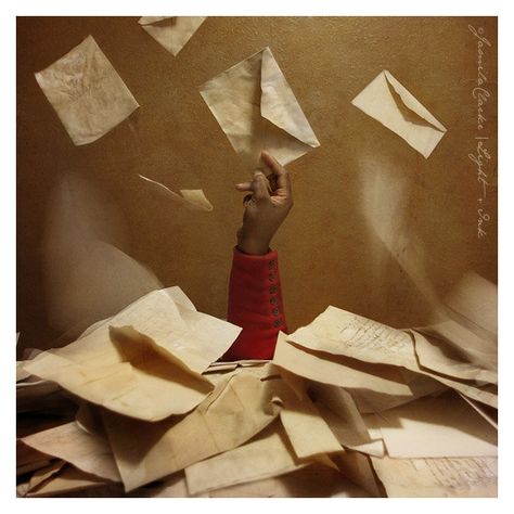 Mail - Buried in a Large Pile of Envelopes - Falling Letters - Pile Of Letters, Letter Photography, Book Wall Art, Falling From The Sky, Surrealism Photography, Conceptual Photography, Weird Pictures, Sky And Clouds, Fine Art Photo