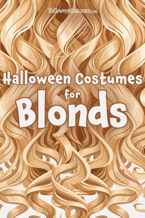 Don't like wearing wigs? These blond costume ideas are made to go with your hair! Find plenty of Halloween costume ideas for blond women, men, and children. Easy Costume For Blondes, Iconic Blondes Halloween, Costume Ideas For Blonde Hair, Blondes Halloween Costume Ideas, Funny Blonde Halloween Costumes, 2024 Costumes Women, Best Halloween Costumes For Blondes, Blonde Celebrity Costumes, Halloween Costumes Women Blonde Hair