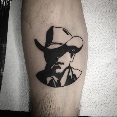 Cowboy Simple Tattoo, Gunslinger Tattoo Ideas, Graphic Tattoo Design, Gay Tattoos, Historical Tattoos, Ignorant Tattoos, Gay Tattoo, Ink Link, Graphic Tattoo