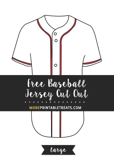 Free Baseball Jersey Cut Out - Large Diy Baseball Jersey, Jersey Template Free Printable, Patron Cake, Sports Jersey Template, Baseball Classroom, Baseball Printables, Baseball Card Template, Baseball Quilt, Sports Theme Classroom