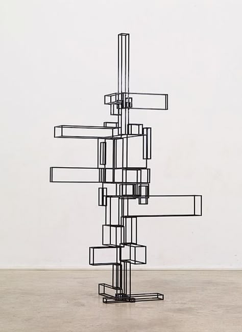 Antony Gormley✔️ Anthony Gormley, Line Sculpture, Arte Indie, Antony Gormley, Geometric Sculpture, Sculpture Ideas, Diagram Architecture, Metal Art Sculpture, Elements Of Design