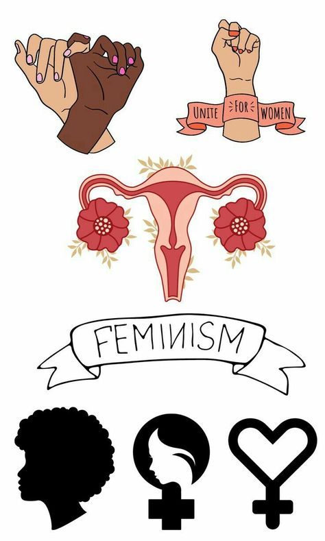 Women Empowerment Symbols, Womens Rights Drawing, Women’s Rights Symbols, Womens Rights Tattoo, Female Empowerment Tattoos, Women's Rights Art, Female Empowerment Tattoo, Empowerment Tattoos, Feminism Symbol