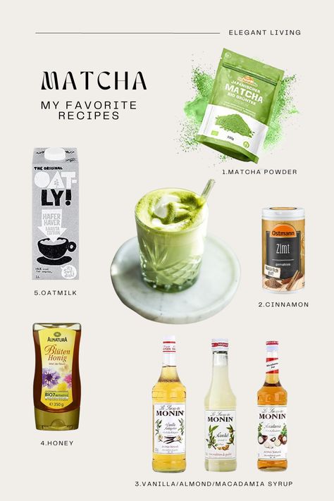 This is my all time Favorite Matcha Recipes with only 5 ingrediens!!! Super easy to try this at home. If you want a tutorial, please comment. ✨ Matcha Tutorial, Matcha Business, Matcha At Home, Matcha Recipe Drinks, Matcha Station At Home, Matcha Station, Matcha Recipes, Matcha Drink Recipes, How To Make Matcha