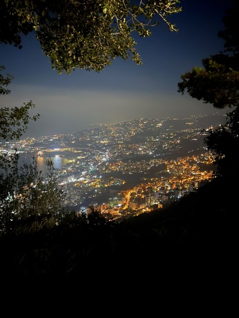 #sky #skies #night #nightsky #nightview #city #cityview #beirut #lebanon #harissa #nightlife #nature Beirut Nightlife, Beirut Lebanon, Beirut, City View, Lebanon, Landscape Architecture, Night Skies, Middle East, Night Life