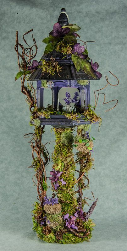 Purple Fairy, Fairy Village, Fairy Home, Fairy Furniture, Faeries Gardens, Mini Fairy Garden, Fairy Crafts, Fairy Garden Houses, Diy Fairy